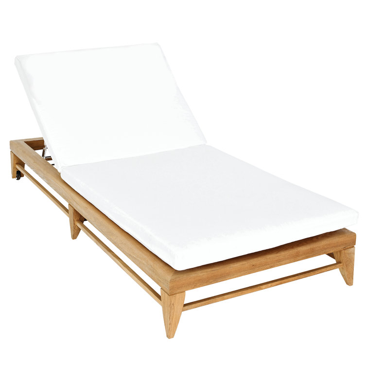 OASIQ Limited 100 Outdoor Teak Chaise Lounge Wayfair Canada